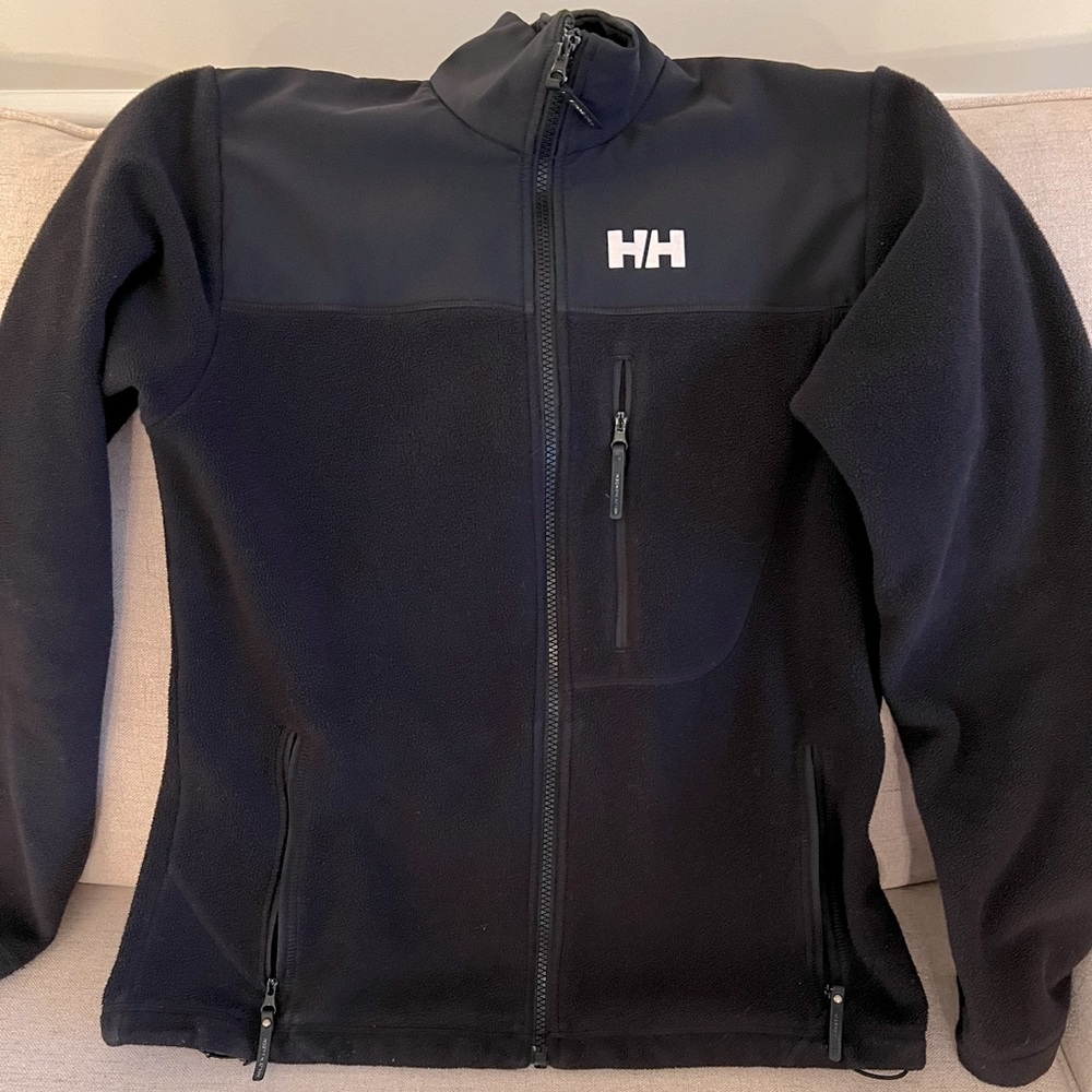 Black fleece Helly Hansen jacket